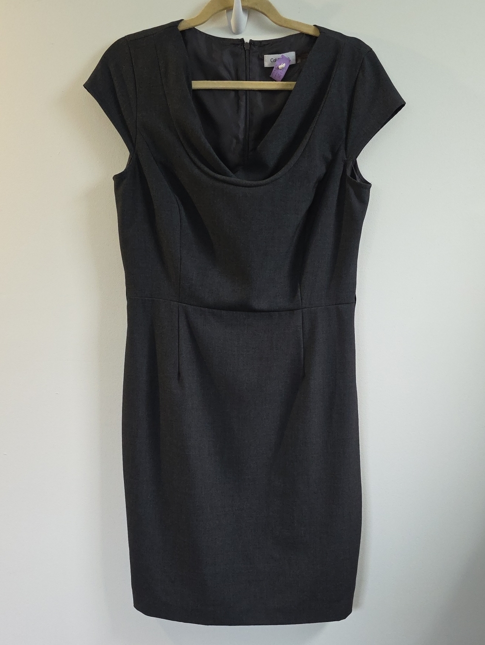 Calvin Klein Gray Dress Like New Size 10